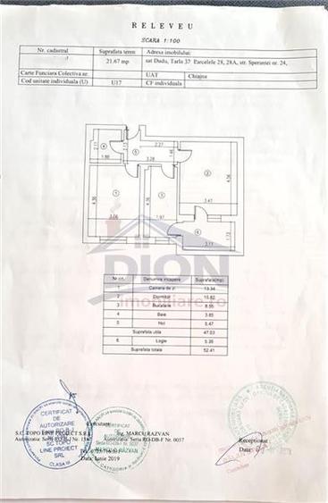 Apartament cu 2 camere decomandat, mobilat în Chiajna