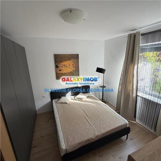 Apartament cu 2 camere semidecomandat, mobilat în Băneasa