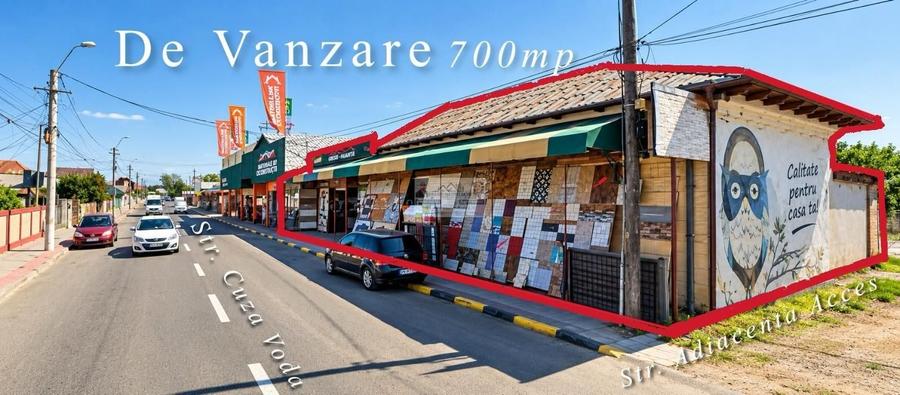 Spațiu comercial, de 700 mp, în Cuza Vodă
