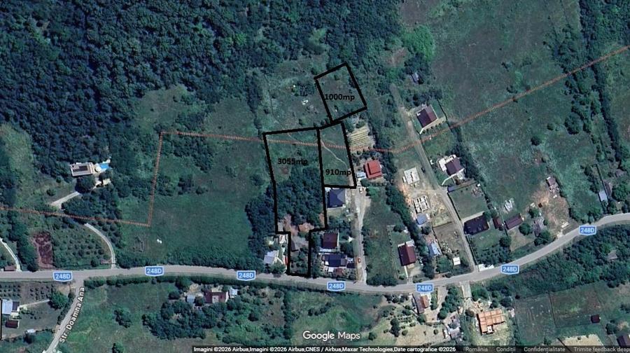 Teren Construcții intravilan de 910 mp, în Bârnova