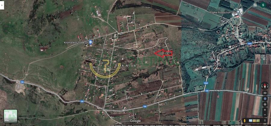Teren agricol intravilan de 1500 mp, în Daia