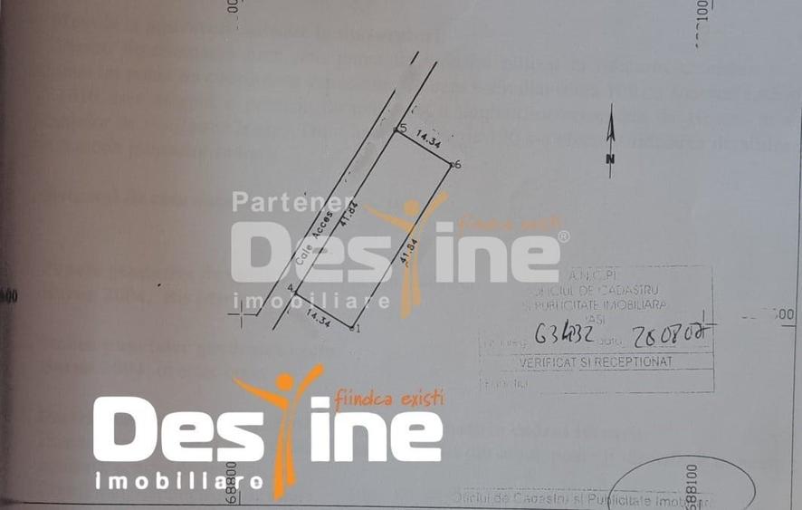 Teren Construcții intravilan de 600 mp, în Valea Ursului