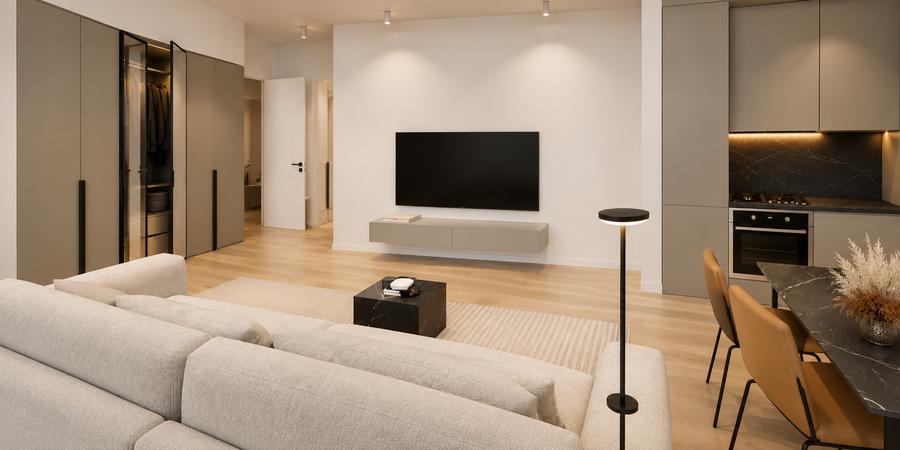 Apartament cu 2 camere semidecomandat în Sud
