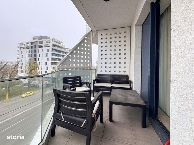 Apartament cu 2 camere, mobilat în Faleza Nord