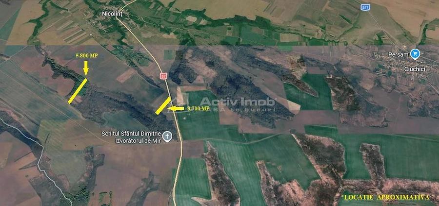 Teren de 14500 mp, în Nicolinț