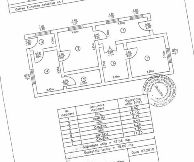Casă cu 3 camere cu Teren 1676 Mp în Țigănești