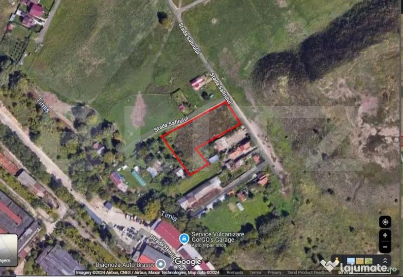Teren de 3300 mp, în Rulmentul