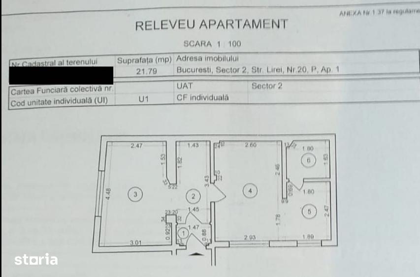 Apartament cu 2 camere în Iancului