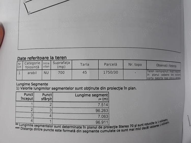 Teren de 700 mp, în Sebeșu de Sus