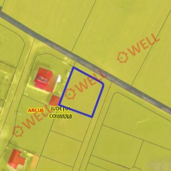 Teren Construcții intravilan de 729 mp, în Arcuș