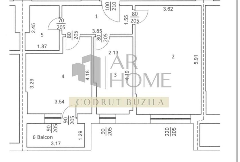 Apartament cu 2 camere decomandat în Albert