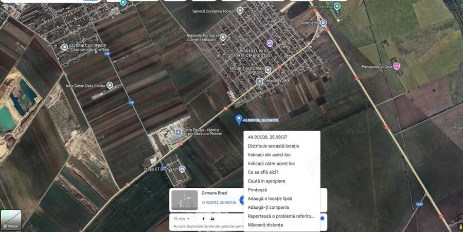 Teren de 30000 mp, în Brazi