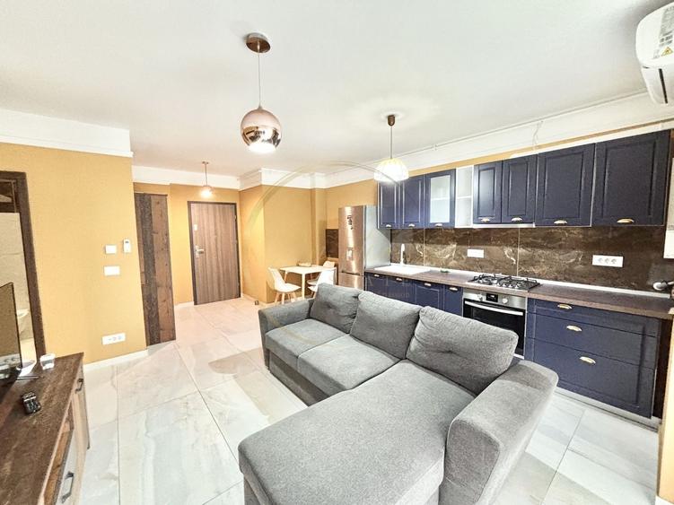 Apartament cu 2 camere semidecomandat, mobilat în Buziașului