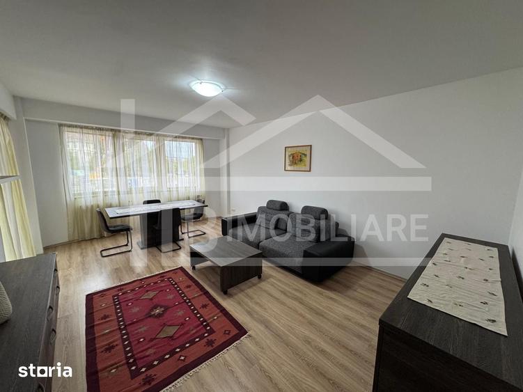 Apartament cu 2 camere semidecomandat în Central