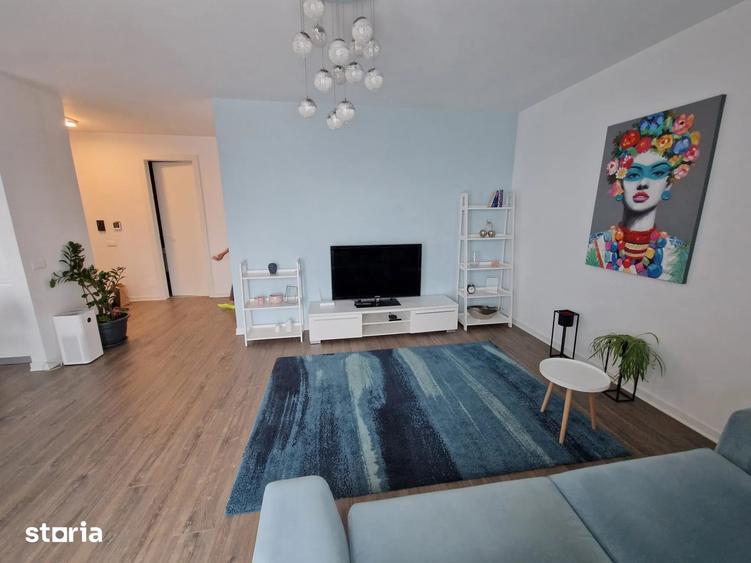 Apartament cu 2 camere semidecomandat, mobilat în Pipera