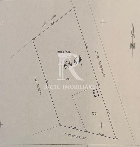 Teren Construcții intravilan de 3188 mp, în Periferie
