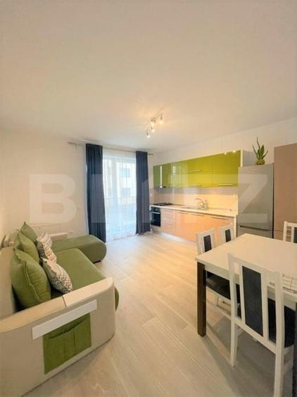Apartament cu 2 camere semidecomandat, mobilat în Chinteni