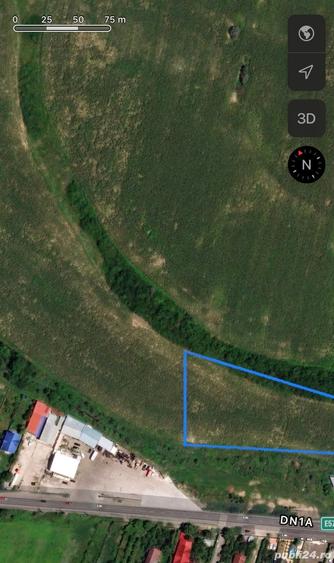 Teren de 1250 mp, în Țânțăreni
