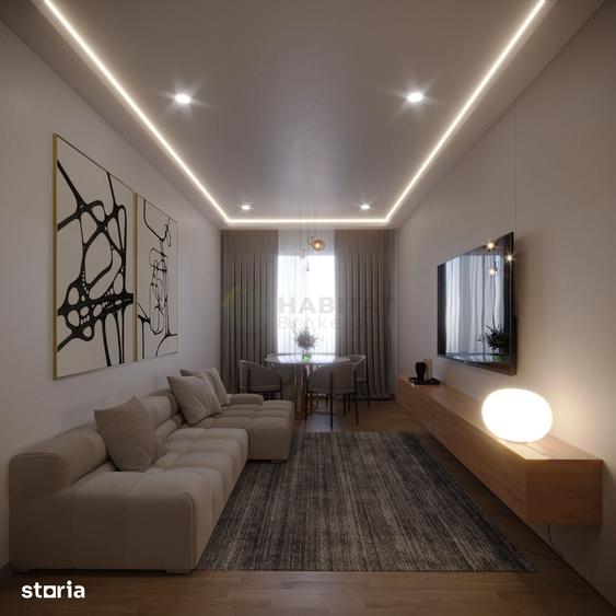 Apartament cu 2 camere decomandat în Tunari