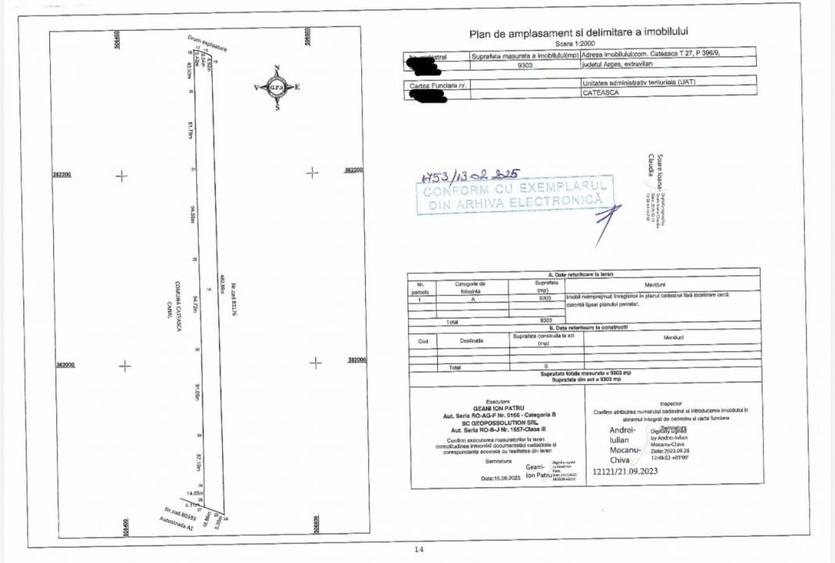 Teren investitional 9.303 mp | Proximitate Autostrada A1 | Cateasca-Ar - 4