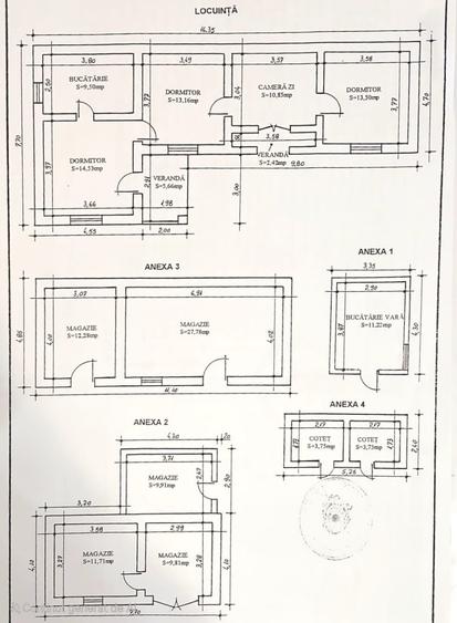 Casă individuală cu 5 camere cu Teren 4260 Mp în Seimeni