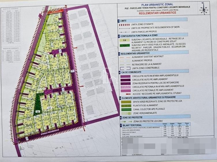 Teren Construcții intravilan de 500 mp, în Livezeni