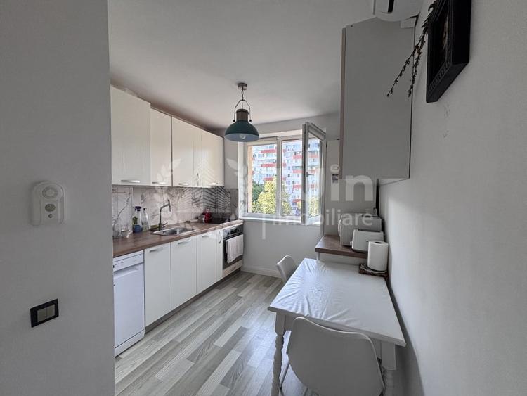 Apartament cu 2 camere semidecomandat, mobilat în Grigorescu