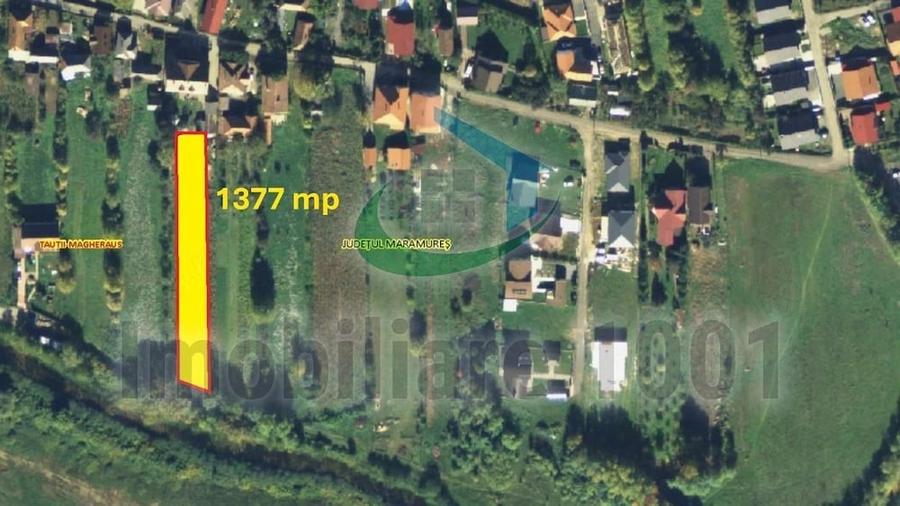 Teren de 1377 mp, în Tăuții-Măgherăuș