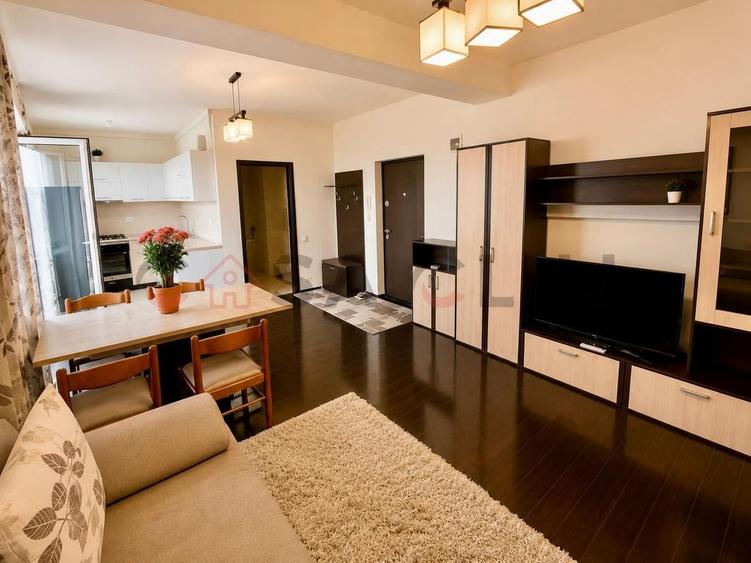 Apartament cu 2 camere semidecomandat, mobilat în Bună Ziua