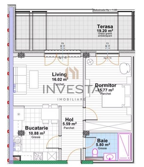 Apartament 2 camere decomandat si terasa de 19 mp, bloc nou, Marasti - 5