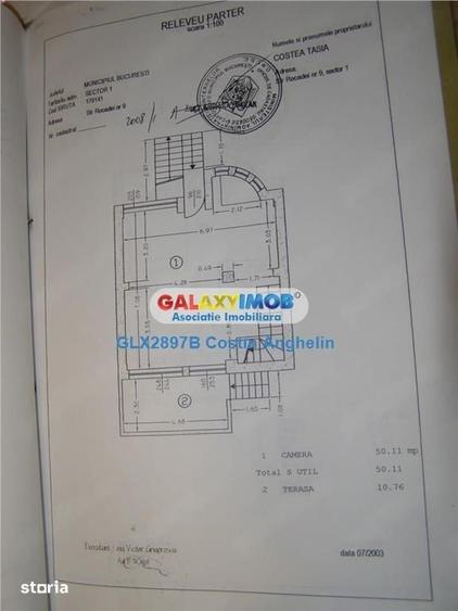 Casă cu 6 camere cu Teren 175 Mp în Băneasa
