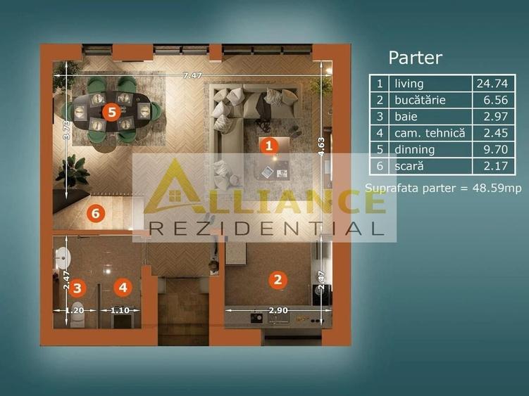 P+1+M - 5 Camere 4 Bai - 180MPU - 190MP - Popesti Leordeni - 12