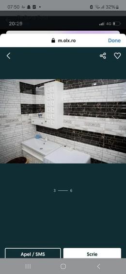 Apartament cu 3 camere semidecomandat în Vlădeni