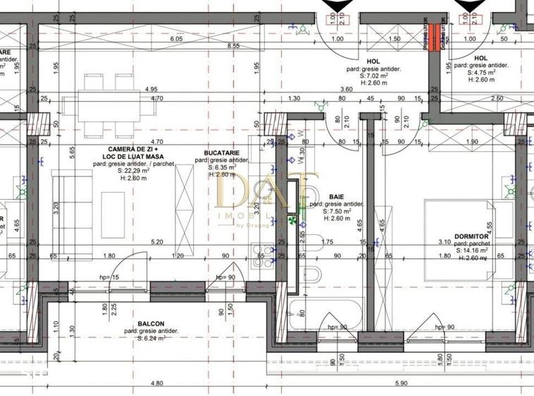 Apartament 2 camere 57 mp, cu Panorama Beta residence - 3