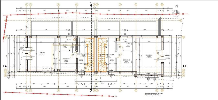 Duplex cu 4 camere cu Canalizare în Iris