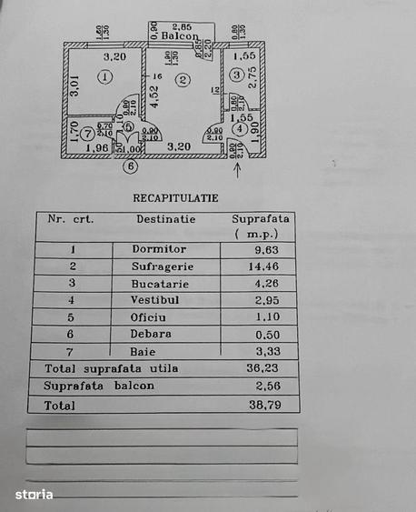 Apartament cu 2 camere, mobilat în Progresul