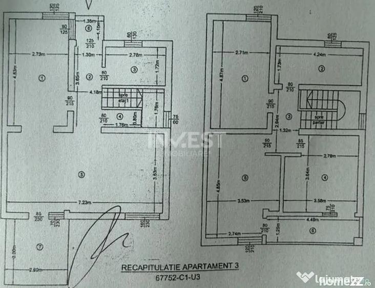 Casă cu 4 camere cu Teren 250 Mp în Central