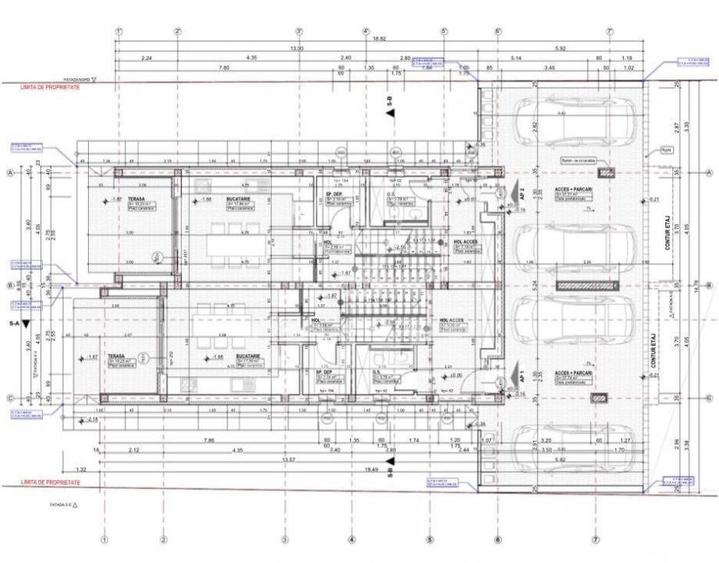 Duplex cu 4 camere semidecomandat cu Garaj în Borhanci