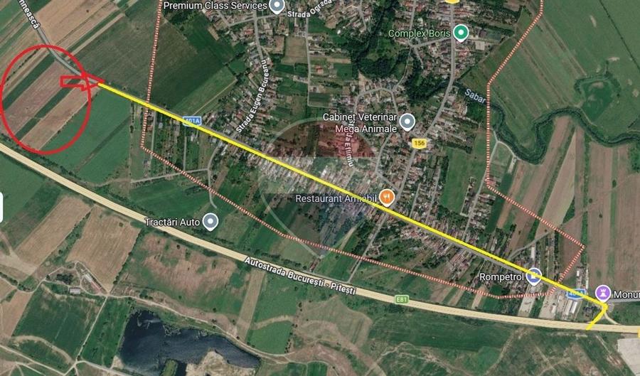 Teren Construcții intravilan de 17900 mp, în Palanca