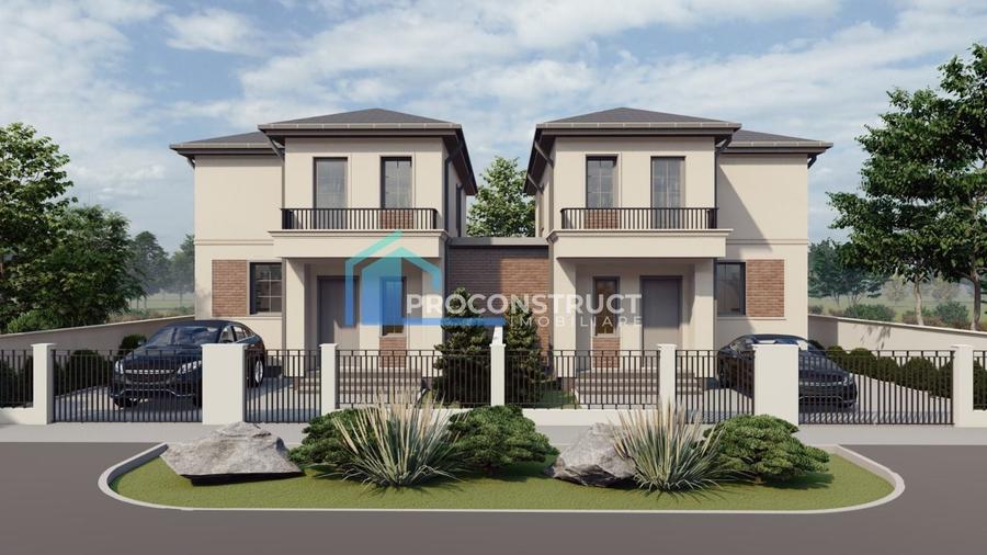 Duplex cu 4 camere cu Canalizare în Giarmata