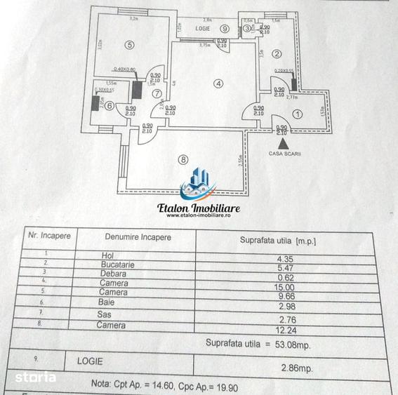 Apartament cu 3 camere semidecomandat în Dărmănești