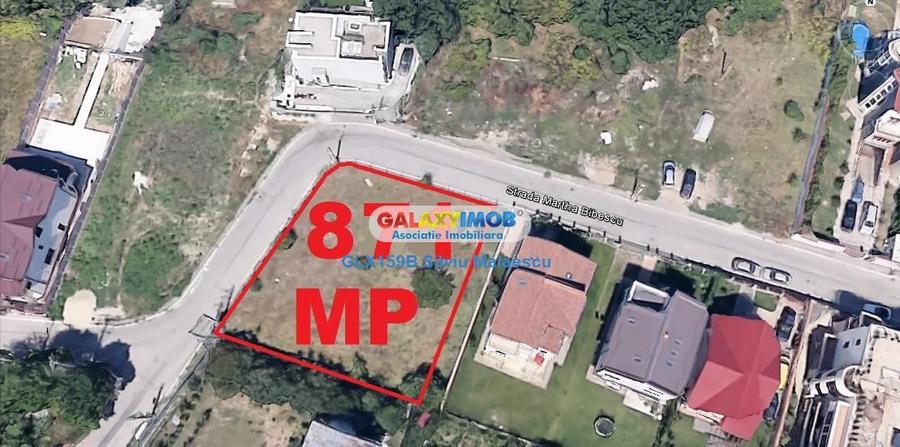 Teren Construcții intravilan de 871 mp, în Mogoșoaia