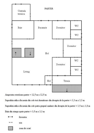 Casă cu 3 camere cu Teren 2500 Mp în Sălătrucu