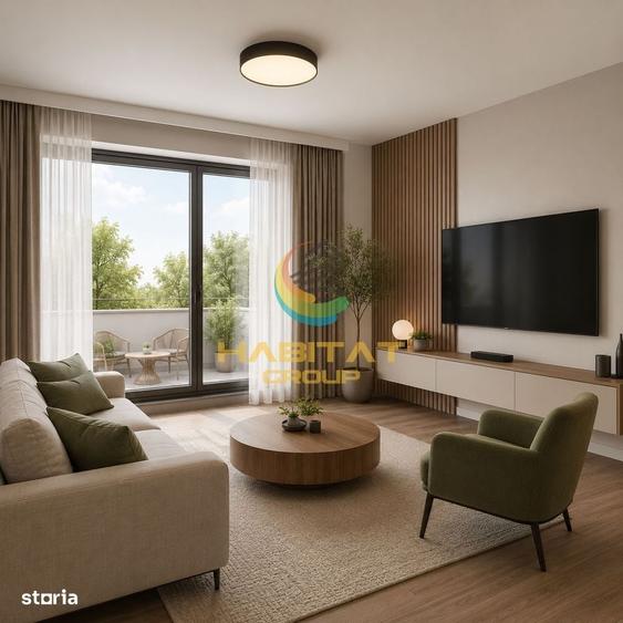 Apartament cu 3 camere decomandat în Titan