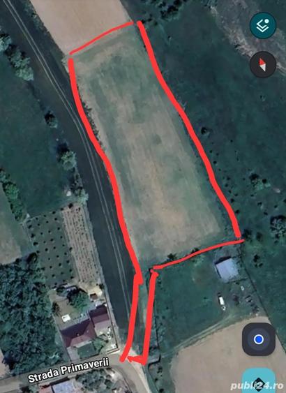 Teren de 3600 mp, în Central