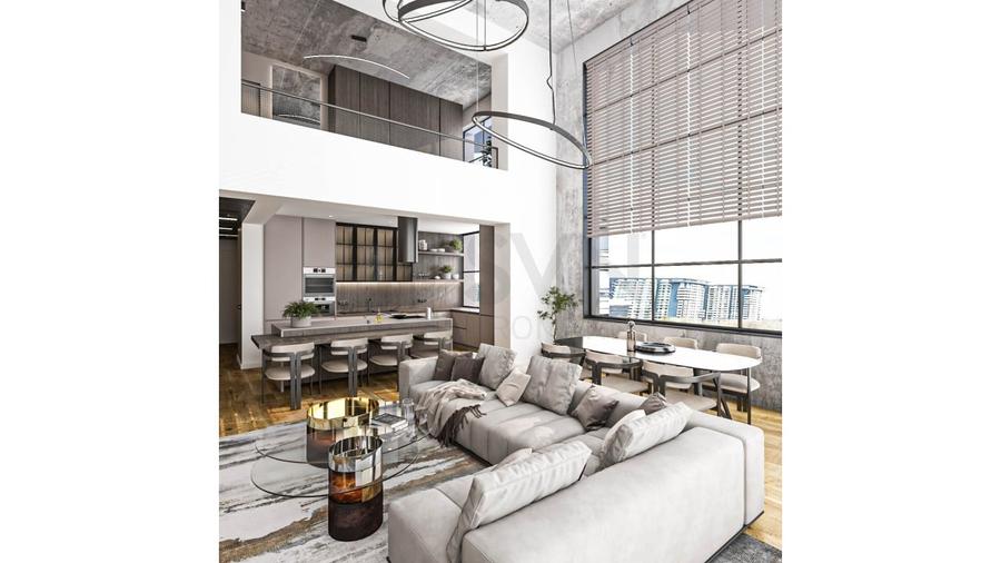 Penthouse cu 4 camere semidecomandat, mobilat în Floreasca