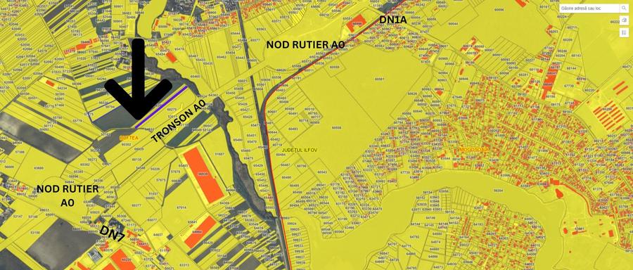 Teren Construcții intravilan de 7790 mp, în Buftea