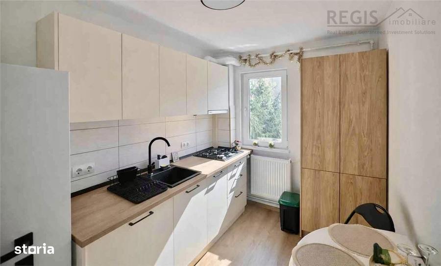 Apartament cu 2 camere semidecomandat, mobilat în Tractorul