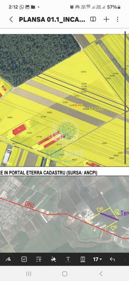 Teren Intravilan Construibil 8 Hale Proiect Avizat si Aprobat Afumati -A 0-DN2