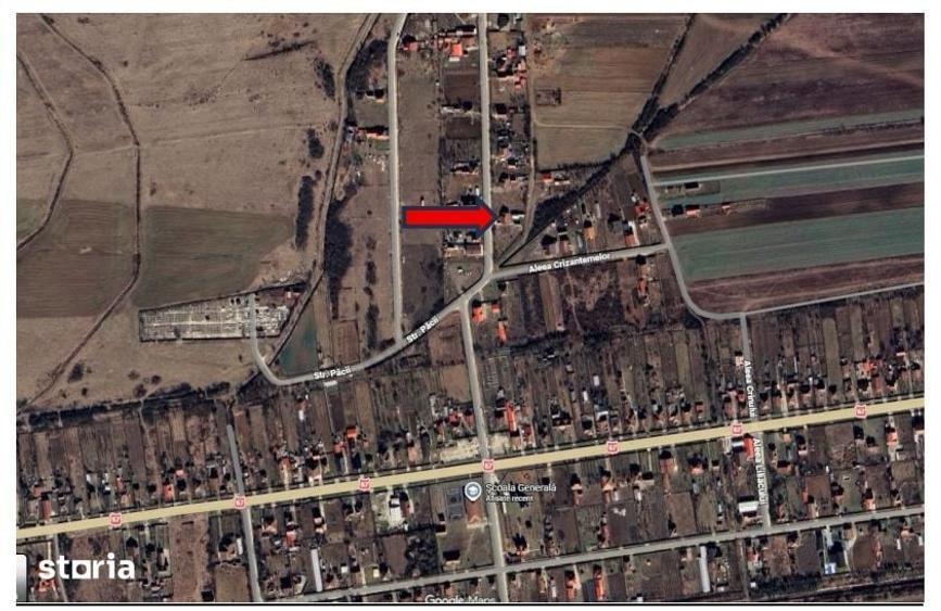 Casă cu 2 camere cu Teren 2000 Mp în Central